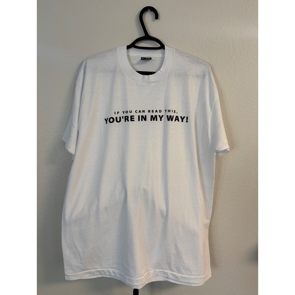 Fruit of the Loom Other - Vintage Fruit of the Loom Best T-Shirt XL White Funny Graphic Made in USA 90s